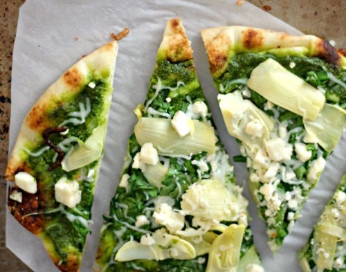 Spinach-Artichoke-and-Pesto-Naan-with-Feta1-393x500