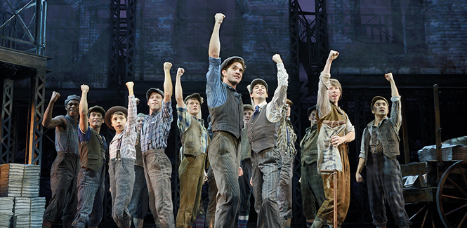 Disney's Newsies is an entertaining and energetic reminder of what our culture owes to the "little people" in the newspaper industry. Image: Disney, Dean van Meer